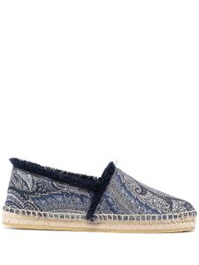 ETRO espadrilles à motif cachemire - Bleu