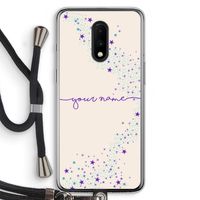 Sterren: OnePlus 7 Transparant Hoesje met koord Sterren: OnePlus 7 Transparant Hoesje met koord