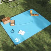 Picknickkleed met haringen 205x155 cm blauw - thumbnail