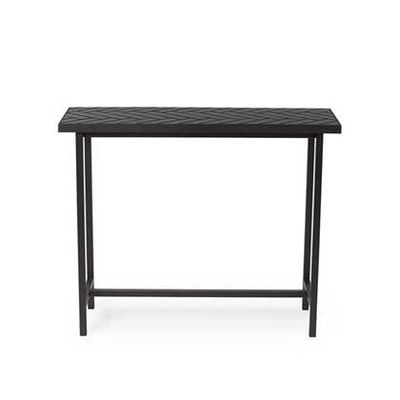 Warm Nordic Herringbone Console Table zwart Warm Nordic Herringbone Console Table zwart