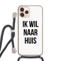 Ik wil naar huis: iPhone 11 Pro Transparant Hoesje met koord