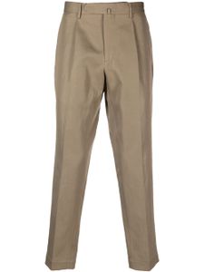 Dell'oglio pantalon chino court à détails de plis - Tons neutres