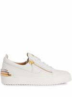 Giuseppe Zanotti baskets Frankie en cuir - Blanc