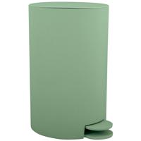 MSV kleine badkamer/toilet pedaalemmer - groen - 3L - 15 x 27 cm