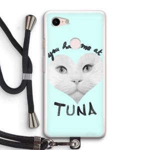 You had me at tuna: Pixel 3 Transparant Hoesje met koord