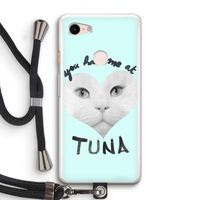 You had me at tuna: Pixel 3 Transparant Hoesje met koord