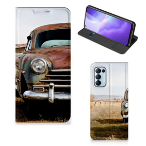 OPPO Find X3 Lite Stand Case Vintage Auto