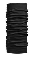 Buff Merino Lightweight Nekwarmer Black one size