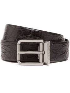 Dolce & Gabbana ceinture à boucle carrée - Noir