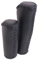 Edge Handvatset leer - zwart - 135/92mm (werkplaatsverpakking)