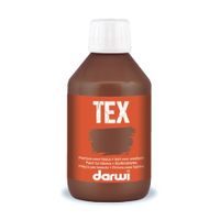 Darwi textielverf Tex, 250 ml, donkerbruin - thumbnail