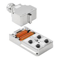 Weidmüller SAI-4-MMS 4P M12 1783540000 Passieve sensor/actorbox M12-verdeler met metalen schroefdraad 1 stuk(s)