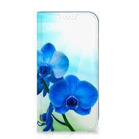 iPhone 15 Plus Smart Cover Orchidee Blauw - Cadeau voor je Moeder