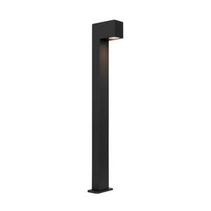 QAZQA Industriële staande buitenlamp zwart 80 cm IP44 - Baleno