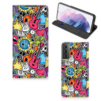 Samsung Galaxy S21 Plus Hippe Standcase Punk Rock