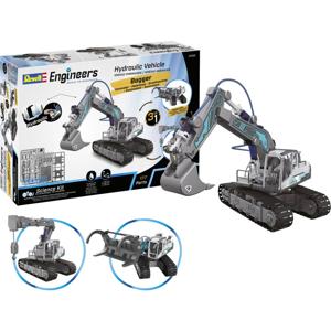 Revell Engineers 21305 Hydraulic Excavator 3in1 1:24 Elektro RC functiemodel Bouwpakket