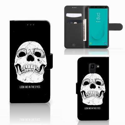 Telefoonhoesje met Naam Samsung Galaxy J6 2018 Skull Eyes Telefoonhoesje met Naam Samsung Galaxy J6 2018 Skull Eyes