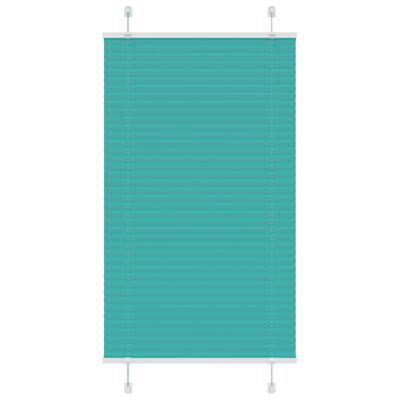 Pliss rolgordijn 80x150 cm stofbreedte 79,4 cm petrol groen