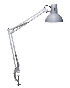 Bureaulamp MAUL Study tafelklem excl.LED lamp E27 zilver