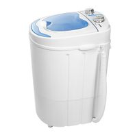 Mesko Home MS 8053 wasmachine Bovenbelading 3 kg Blauw, Wit - thumbnail