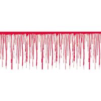 3x 6 meter groot plastic bloed muurdecoratie