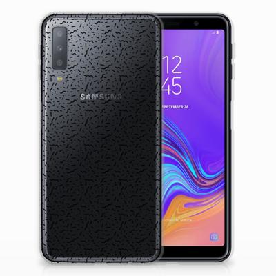Samsung Galaxy A7 (2018) | TPU bumper | Stripes Dots