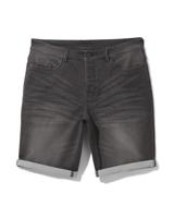 HEMA Heren short jogdenim zwart (zwart)