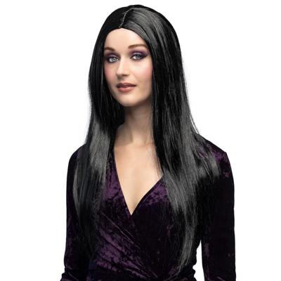 Boland Pruik heks - lang zwart haar - dames - halloween pruik Boland Pruik heks - lang zwart haar - dames - halloween pruik