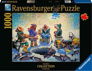 Ravensburger puzzel 1000 stukjes IJsvissen