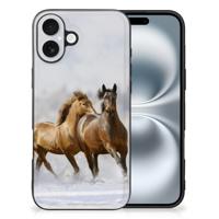 iPhone 16 Dierenprint Telefoonhoesje Paarden iPhone 16 Dierenprint Telefoonhoesje Paarden