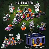 Halloween feestartikelen speelgoed voor kinderen, Halloween spookhuis 6 in 1 bouwstenen set cadeau 601 stuks, Halloween speelgoed mini schattige stenen goodie bags vulstoffen klaslokaal prijzen voor Lightinthebox