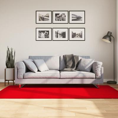 VidaXL Vloerkleed huarte laagpolig zacht wasbaar 100x200 cm rood