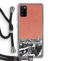 Marrakech Skyline : Samsung Galaxy A41 Transparant Hoesje met koord