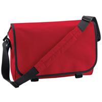 Bagbase Schoudertas - rood - 41x31x12 cm - 15L - aktetas - volwassenen - polyester - schooltas Bagbase Schoudertas - rood - 41x31x12 cm - 15L - aktetas - volwassenen - polyester - schooltas