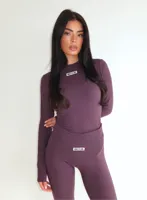 Unique The Label Nena Longsleeve Dames Paars - Maat XS - Kleur: Paars | Soccerfanshop Unique The Label Nena Longsleeve Dames Paars - Maat XS - Kleur: Paars | Soccerfanshop