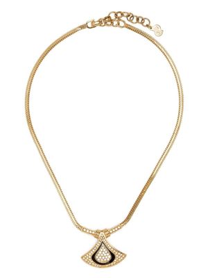 Christian Dior Pre-Owned collier à pendentif serti de cristaux