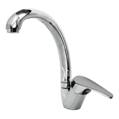 Keukenkraan Tres ECO | Opbouw | 360° Draaibaar | Mengkraan | 1-hendel | Rond | Chroom