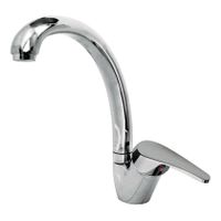 Keukenkraan Tres ECO | Opbouw | 360° Draaibaar | Mengkraan | 1-hendel | Rond | Chroom