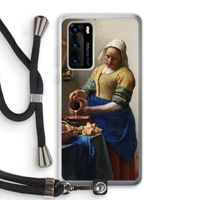 The Milkmaid: Huawei P40 Transparant Hoesje met koord
