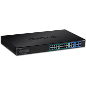 Trendnet TPE-1620WSF netwerk-switch Managed L2/L3 Gigabit Ethernet (10/100/1000) Power over Ethernet (PoE) 1U Zwart