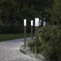 VidaXL Bolderverlichting met sensor 3 stuks 80 cm rvs ip44
