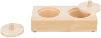 Trixie snack box voor ratten en konijnen hout (14X3X7 CM) - thumbnail