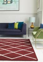 Easy Living - Vloerkleed Albany Diamond Berry -