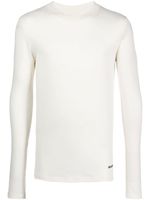 Jil Sander t-shirt à logo imprimé - Tons neutres