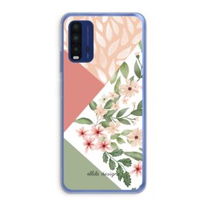Sweet heaven geometrics: Xiaomi Redmi 9T Transparant Hoesje