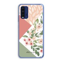 Sweet heaven geometrics: Xiaomi Redmi 9T Transparant Hoesje