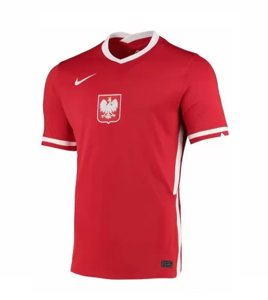 Polen Shirt Uit Senior - Maat XL - Kleur: Rood | Soccerfanshop
