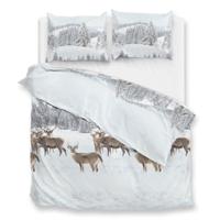 Dekbedovertrek Katoen - (x cm) - Wit Flanel - Dessin: Dieren - Zo!Home - Dekbed-Discounter.nl