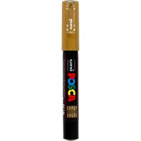 Uni-Posca Posca marker, afm pc-1m, lijndikte 0,7 mm, extra-fijn, goud, 1 stuk