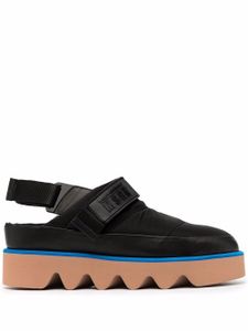 MSGM mules matelassées à plateforme - Noir
